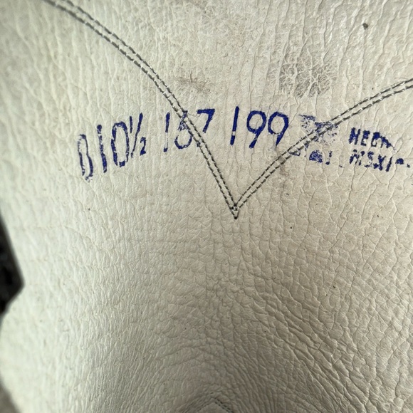 Cowtown Roper Boots Black Leather with Rubber Sole 10 1/2 D - Picture 13 of 13